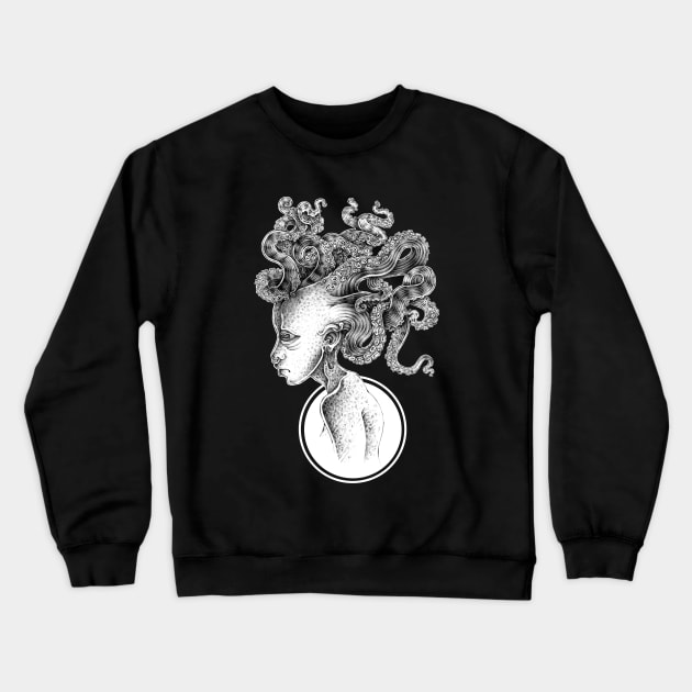 tentacle medusa Crewneck Sweatshirt by vasodelirium